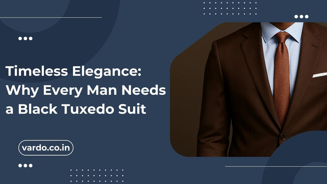 Timeless Elegance: Why Every Man Needs a Black Tuxedo Suit