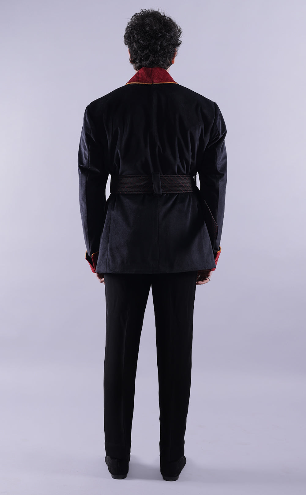 Classic Men’s Black Velvet Smoking Jacket - Luxury Evening Wear, Formal Party Jacket