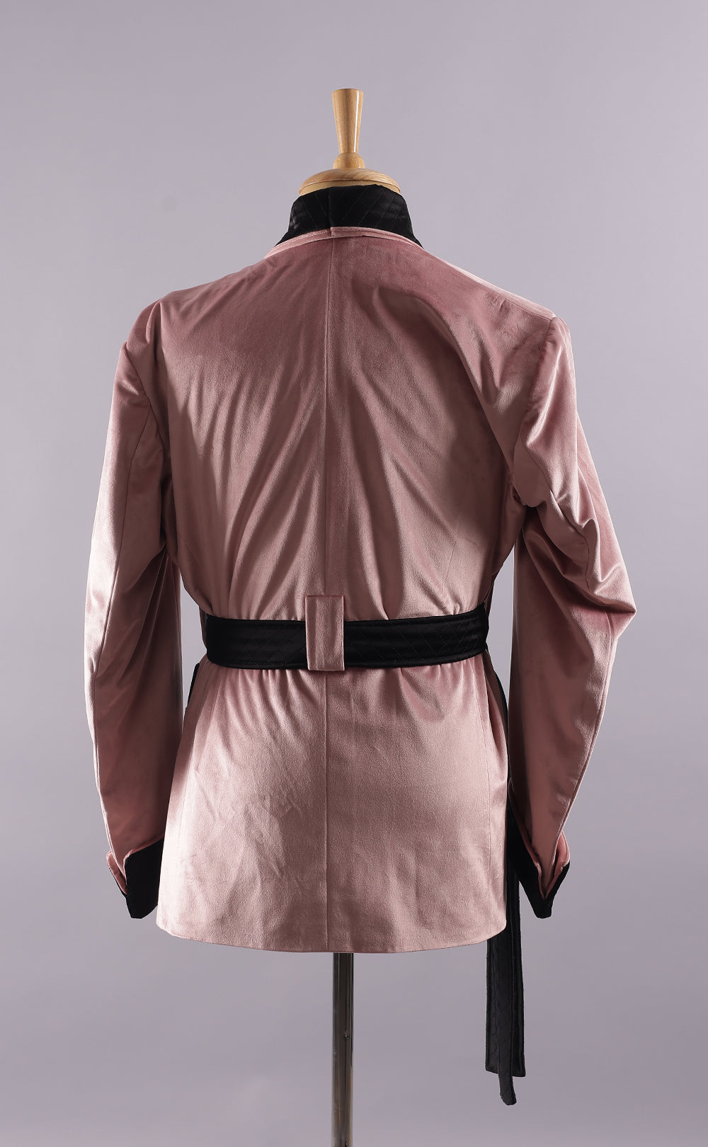 Men’s Pink Velvet Smoking Jacket - Luxury Formal Wear, Stylish Dinner Blazer