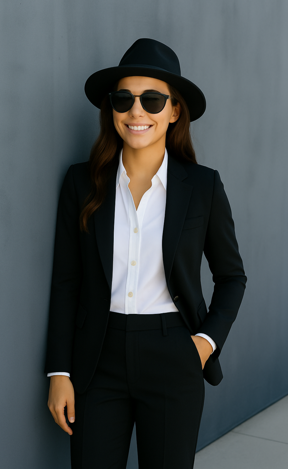 Black Linen Two-Piece Suit – Effortless Edge. Timeless Cool