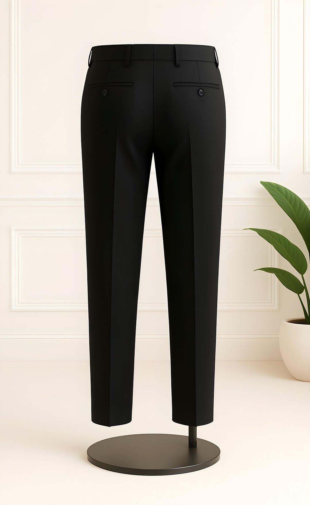 Black Men's Pants – Terry Rayon