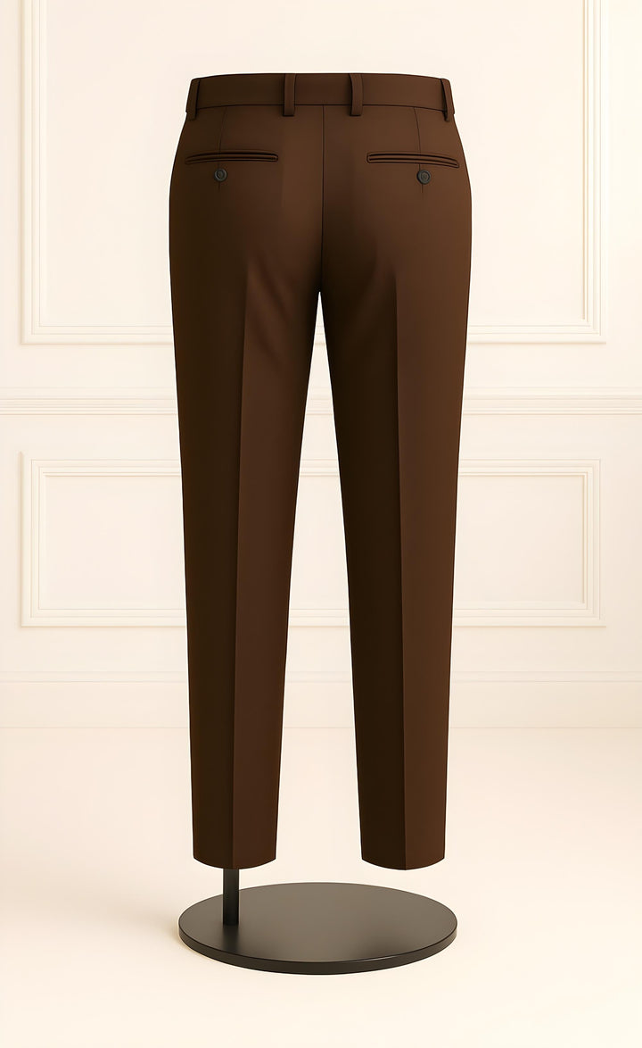 Chocolate Brown Tuxedo Suit for Men