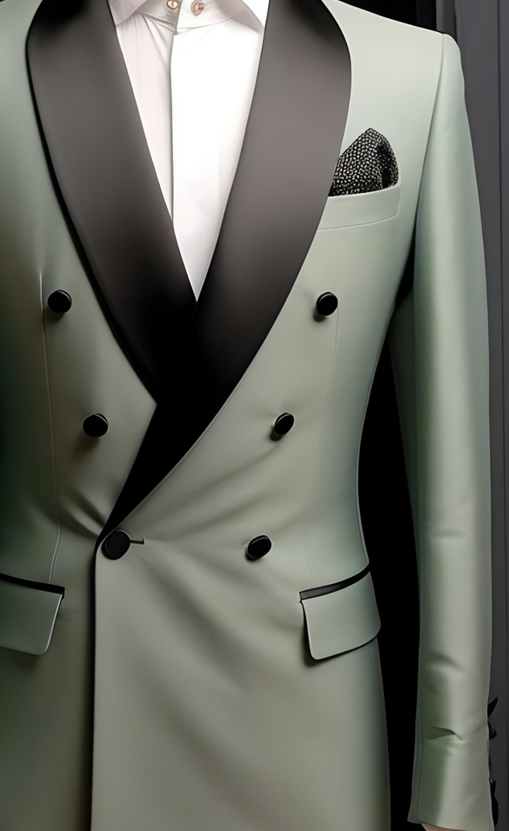 Classic Sage Green Tuxedo Suit for Men | Elegant Formal Wedding Attire  Tailored Suit - The Rising Sun store, Vardo