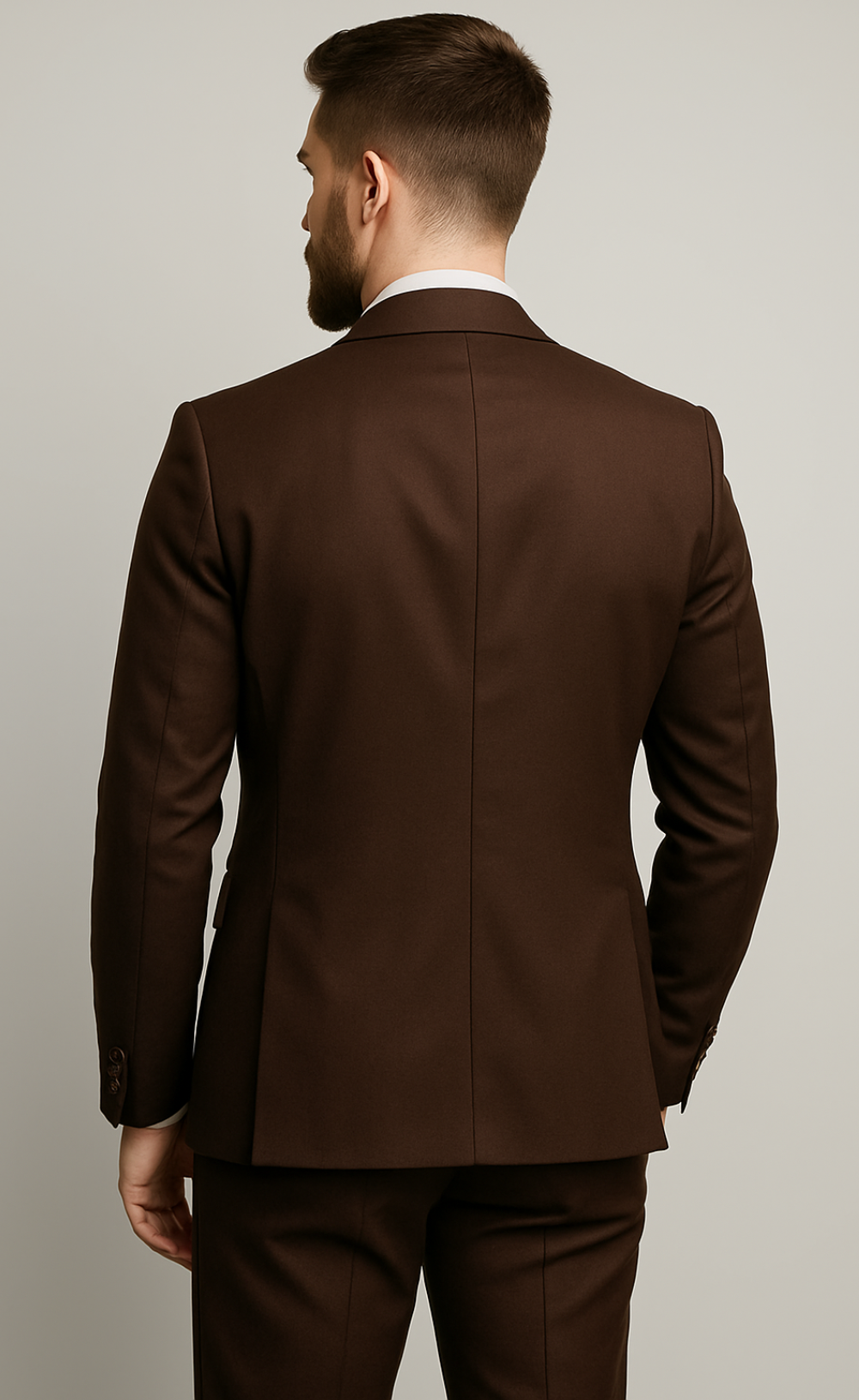 DARK BROWN SUIT 3-PIECE