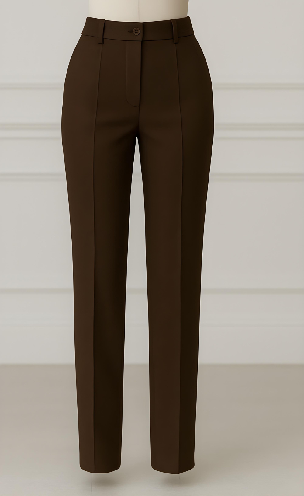 Dark Brown Three-Piece Suit – Earthy Sophistication. Strong Silhouette.