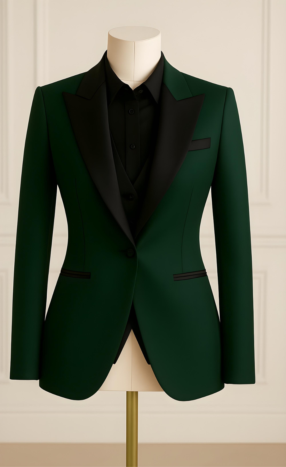 Dark Emerald Green Tuxedo Suit – Regal. Refined, Unforgettable