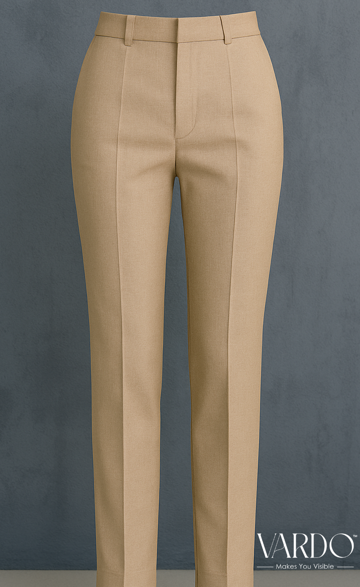 Beige Linen Two-Piece Suit – Natural Grace. Tailored Ease