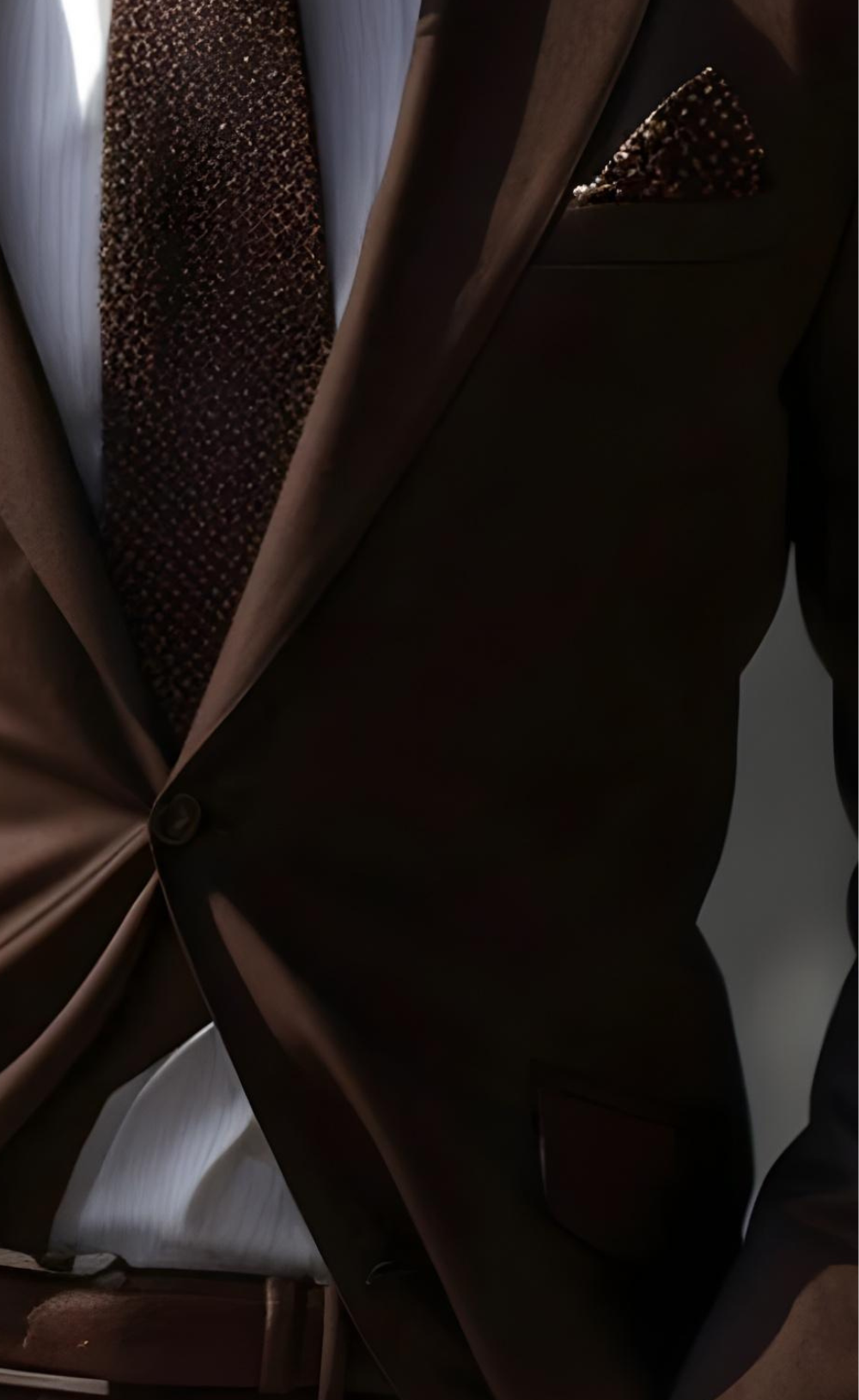 Elegant Dark Brown Two piece Suit
