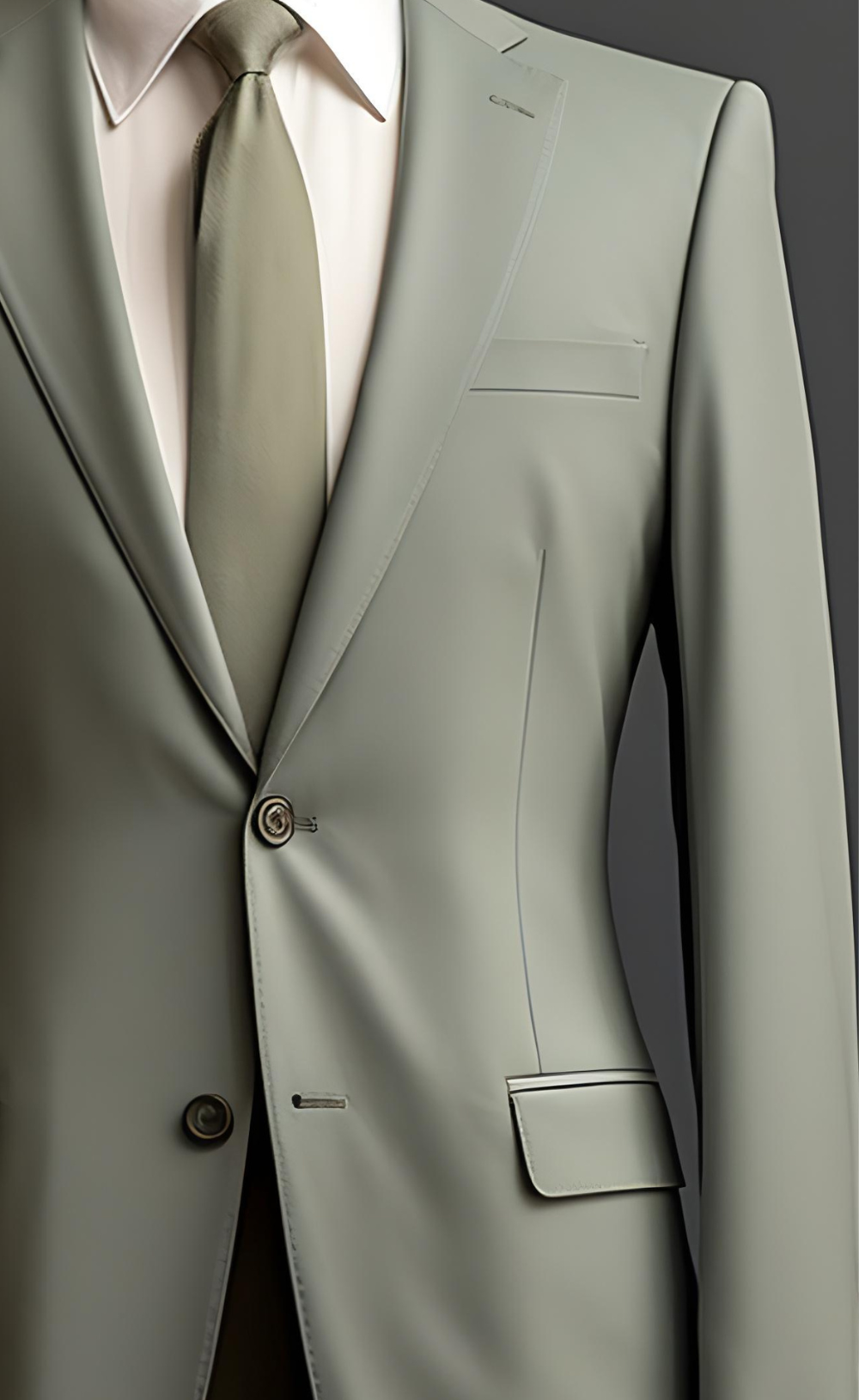 Elegant Sage Green Two Piece Suit for Men- Stylish & Versatile
