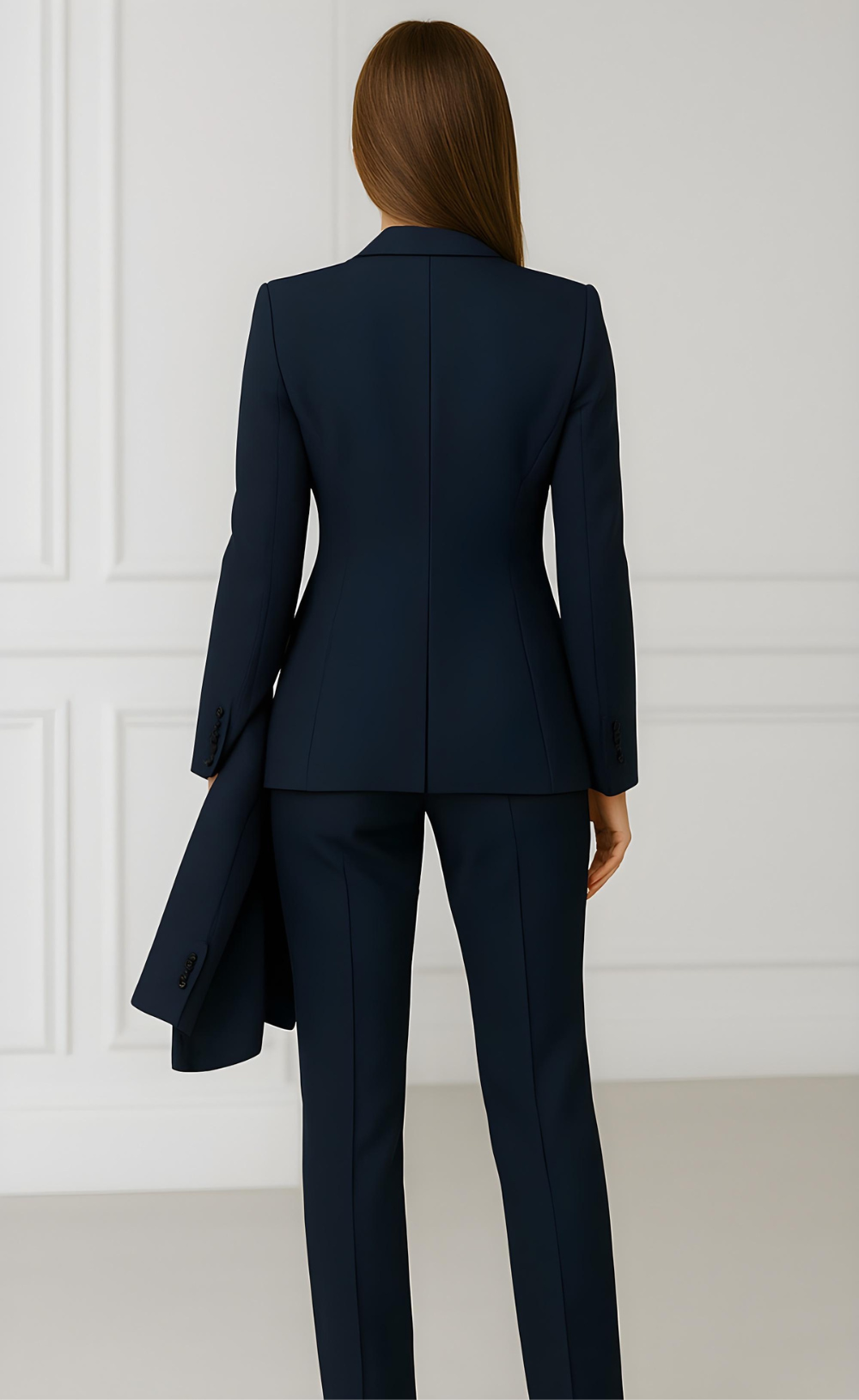 Navy Blue Three-Piece Suit – Classic Precision. Modern Power