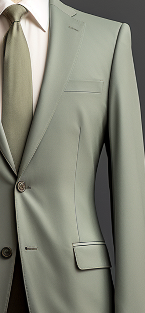 Elegant Sage Green Two Piece Suit for Men- Stylish & Versatile
