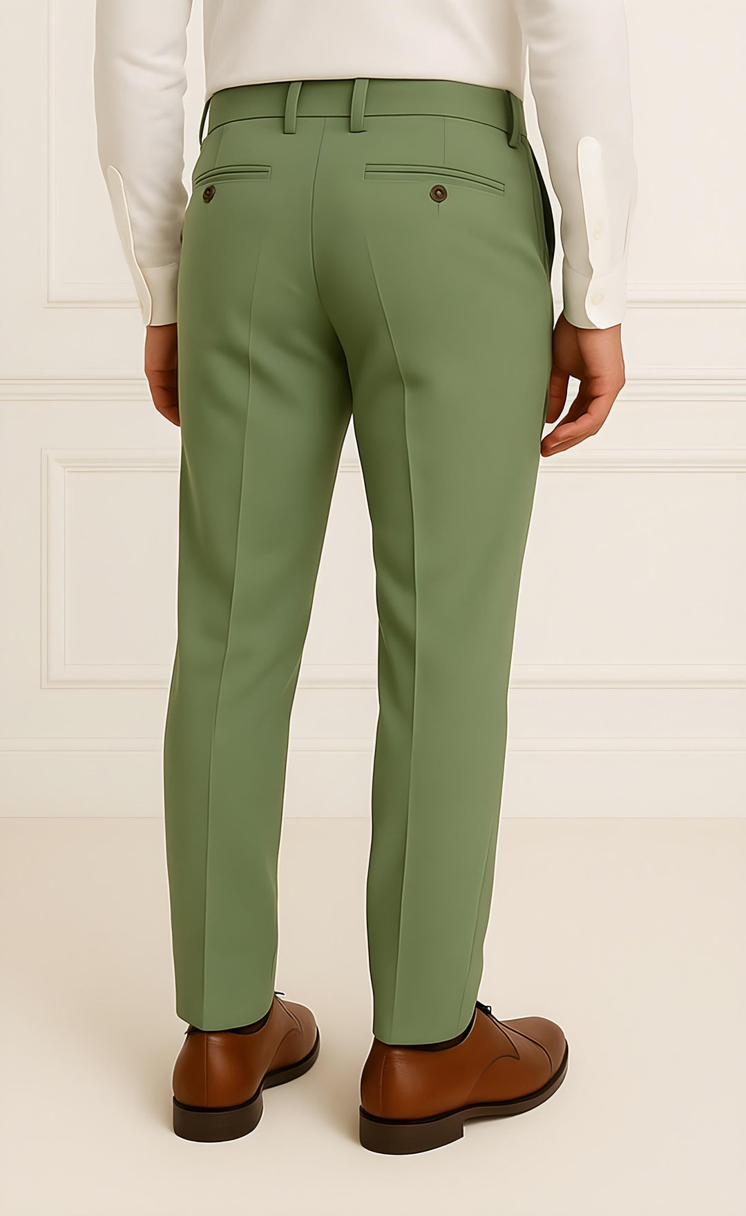 Sage Green Men's Pants – Terry Rayon