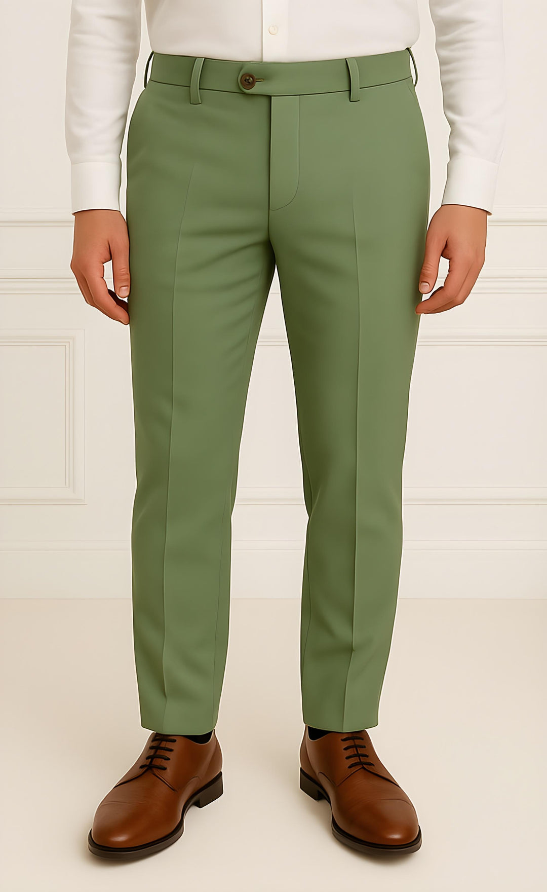 Sage Green Men's Pants – Terry Rayon