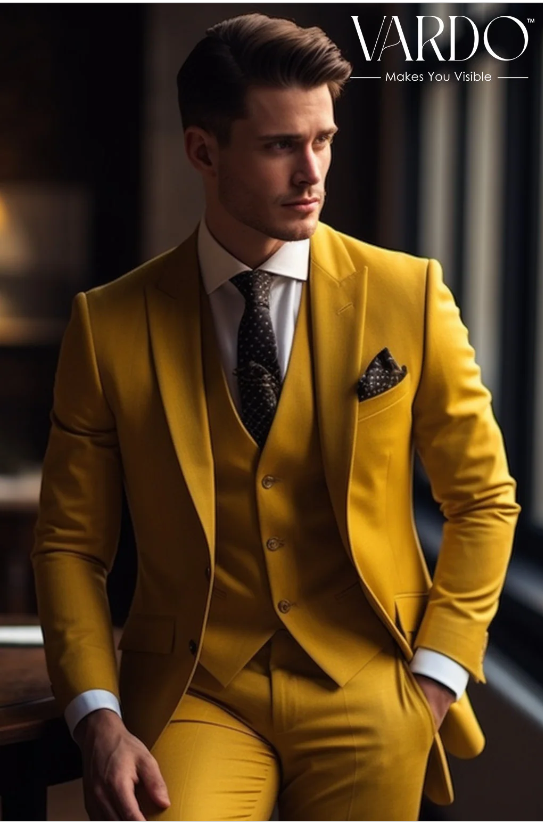 Yellow coat suit sale