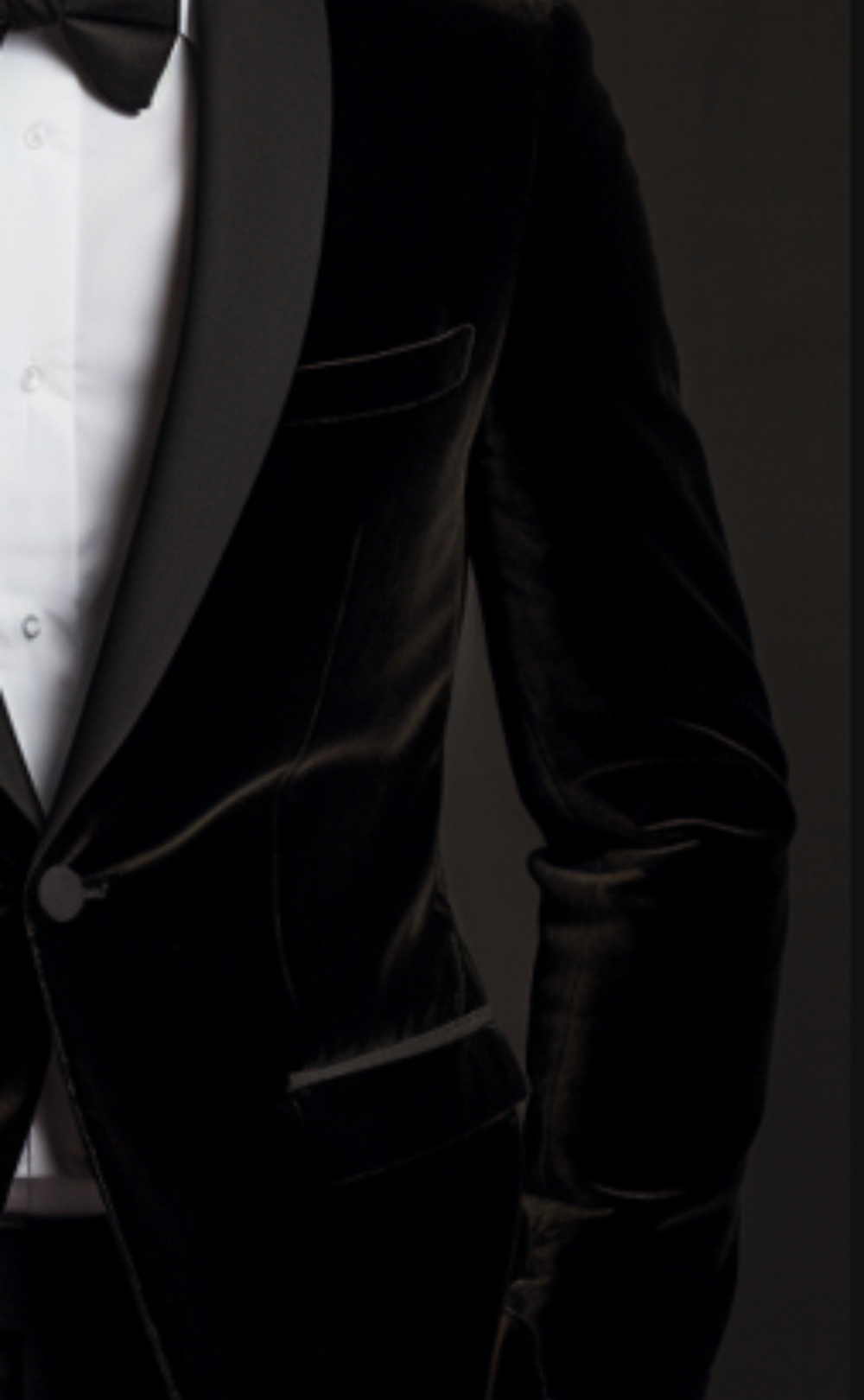 Classic Men's Black Velvet Jacket - Luxury Dinner Blazer