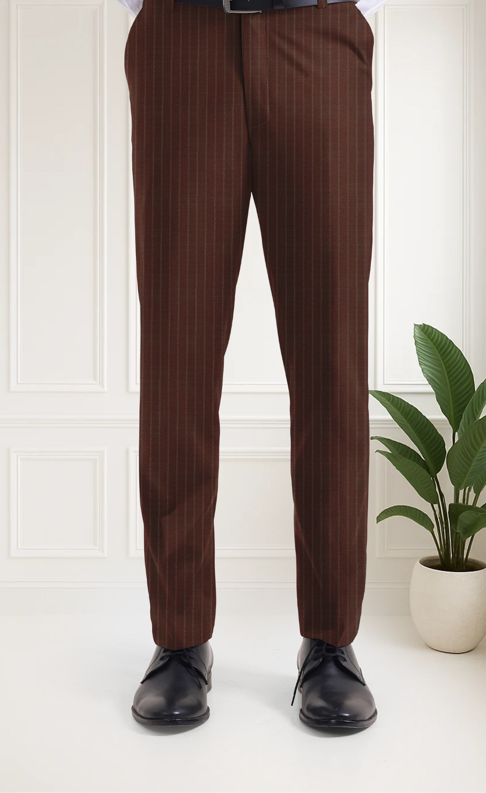 The Lexington – Brown Pinstripe Double-Breasted Suit