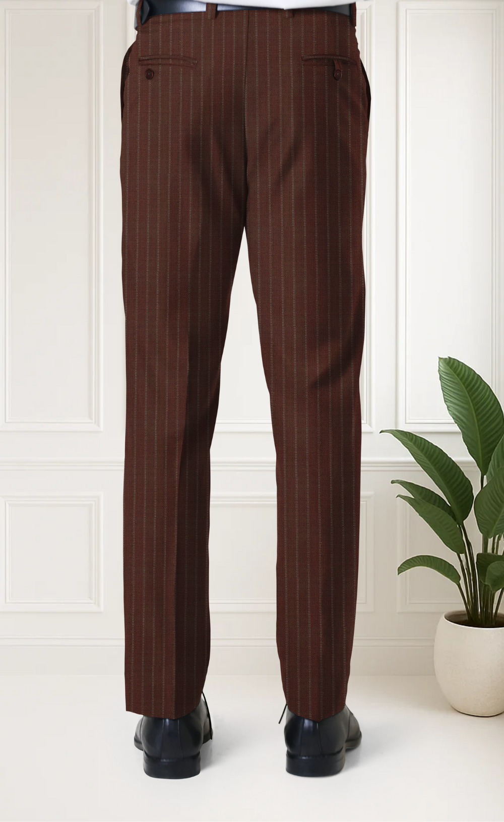 The Lexington – Brown Pinstripe Double-Breasted Suit