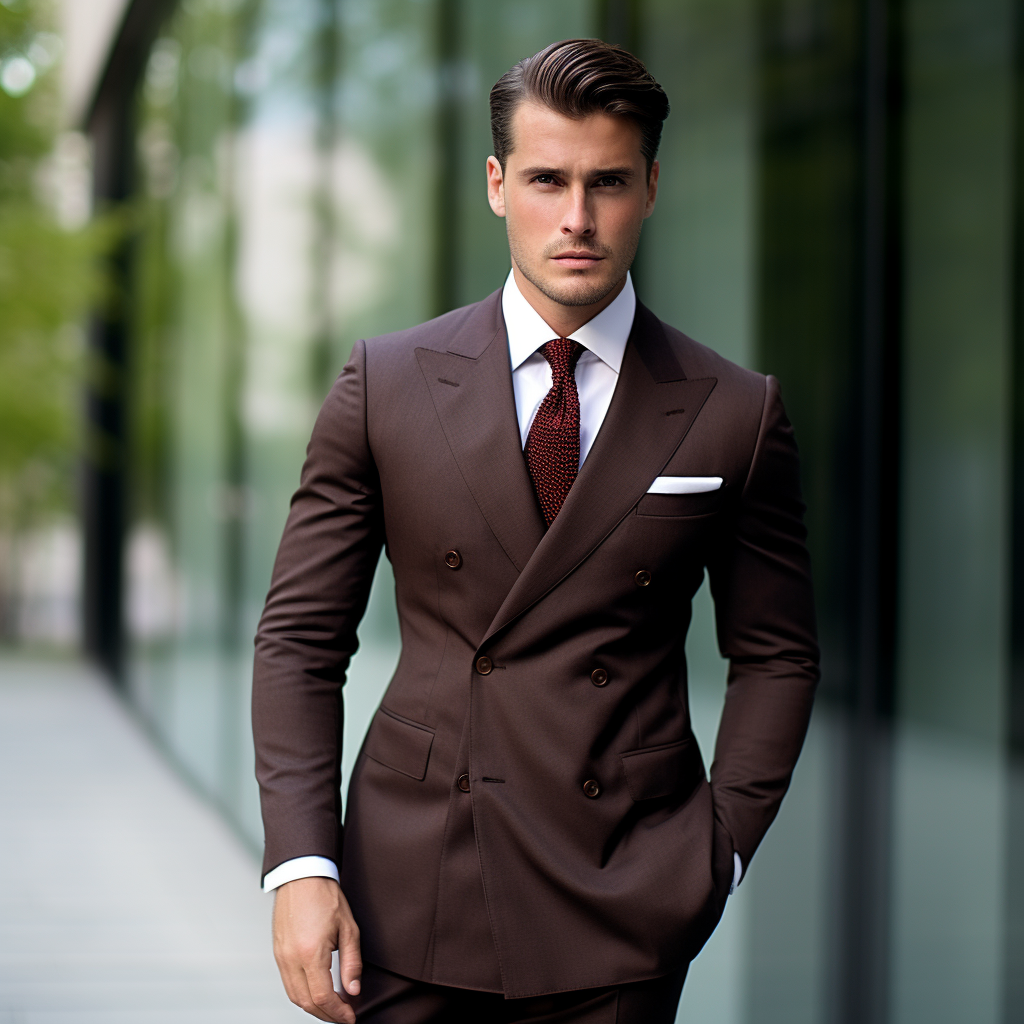 Double breasted wedding suit store