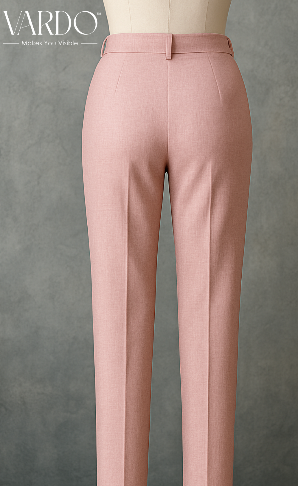 Pink Linen Two-Piece Suit – Soft Hue. Strong Intent