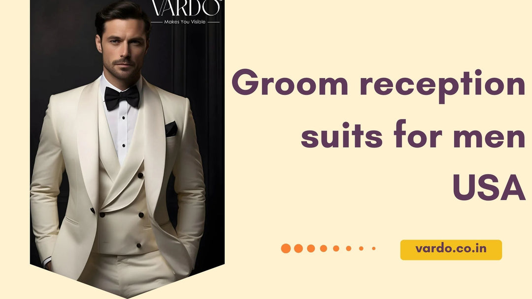 Groom Reception Suits for Men USA