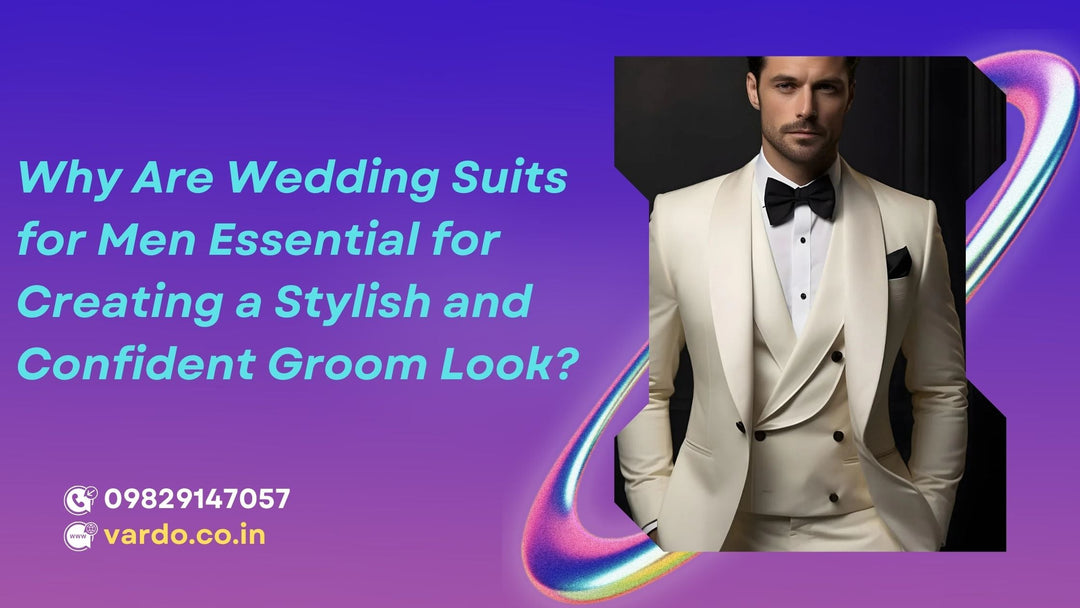 Why Are Wedding Suits for Men Essential for Creating a Stylish and Confident Groom Look?