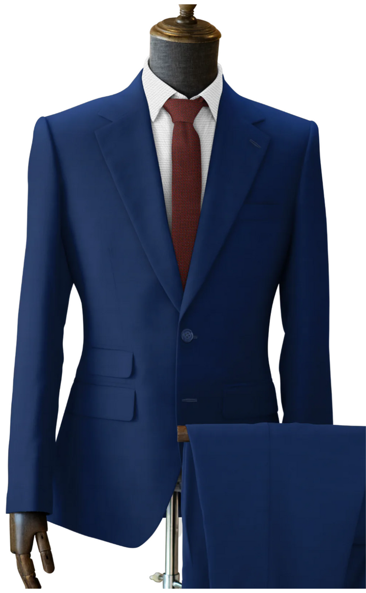 ROYAL BLUE 2 PIECE SLIM FIT SUIT