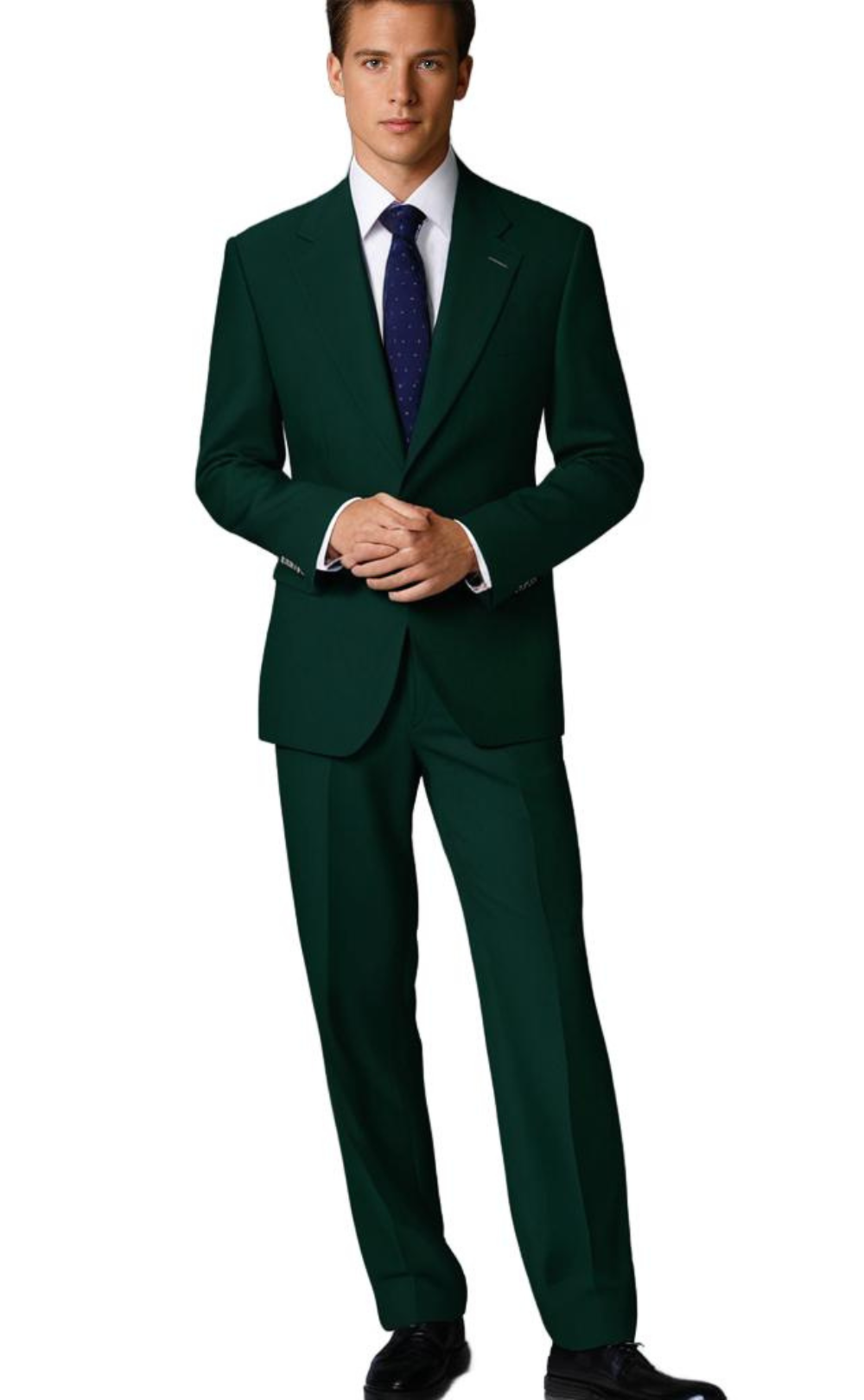 EMERALD GREEN 2 PIECE SLIM FIT SUIT