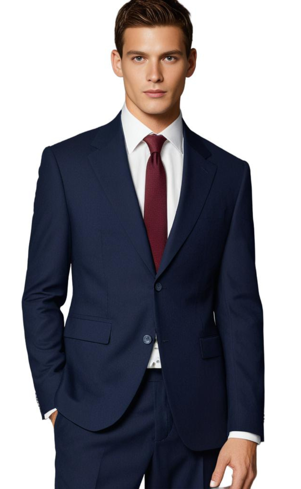 ROYAL BLUE 2 PIECE SLIM FIT SUIT