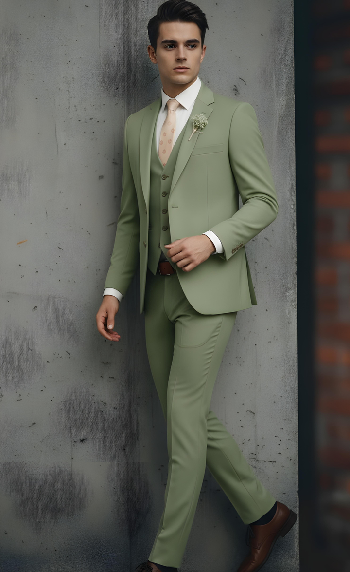 SAGE GREEN SUIT 3-PIECE