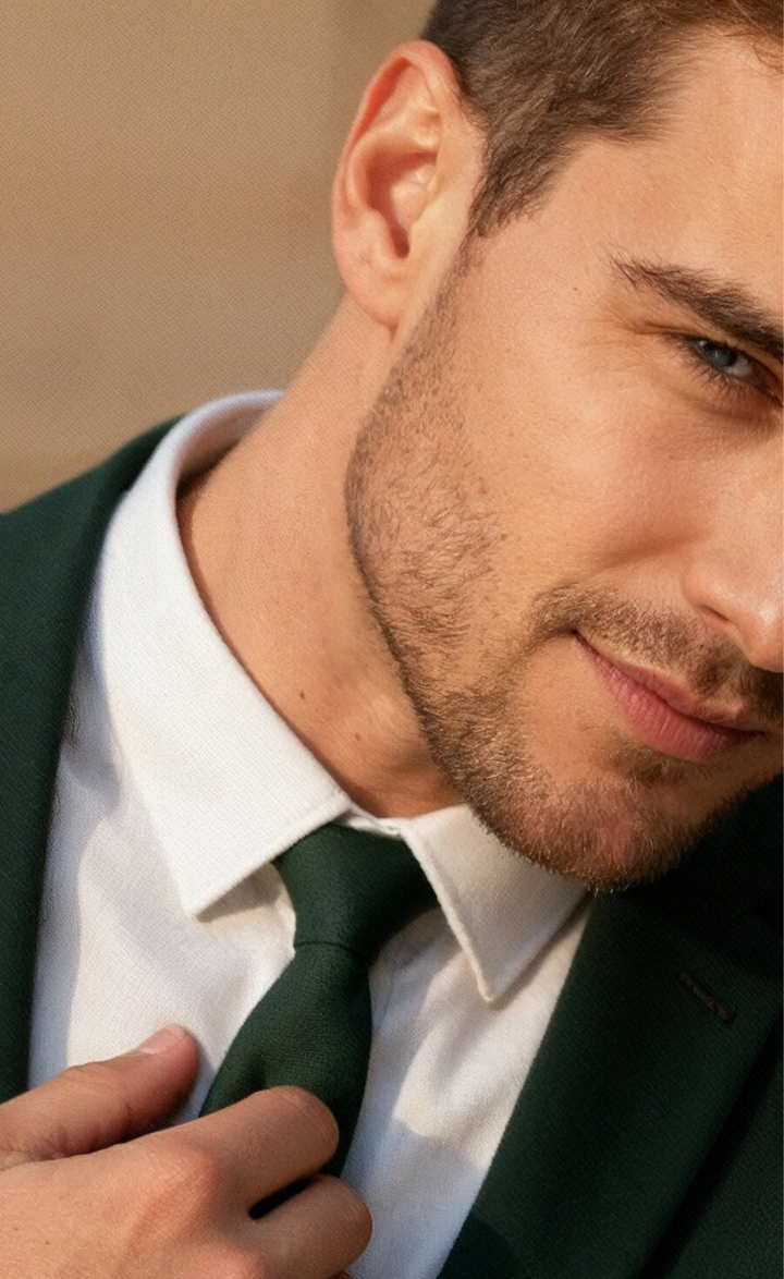 DARK GREEN 2 PIECE SLIM FIT SUIT