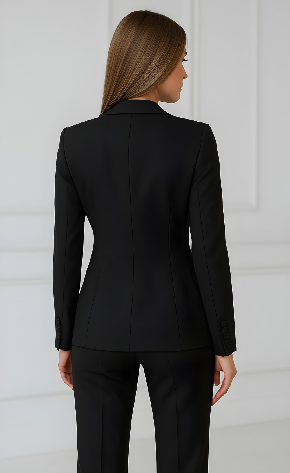 Black Three-Piece Suit – Modern Power in Classic Black
