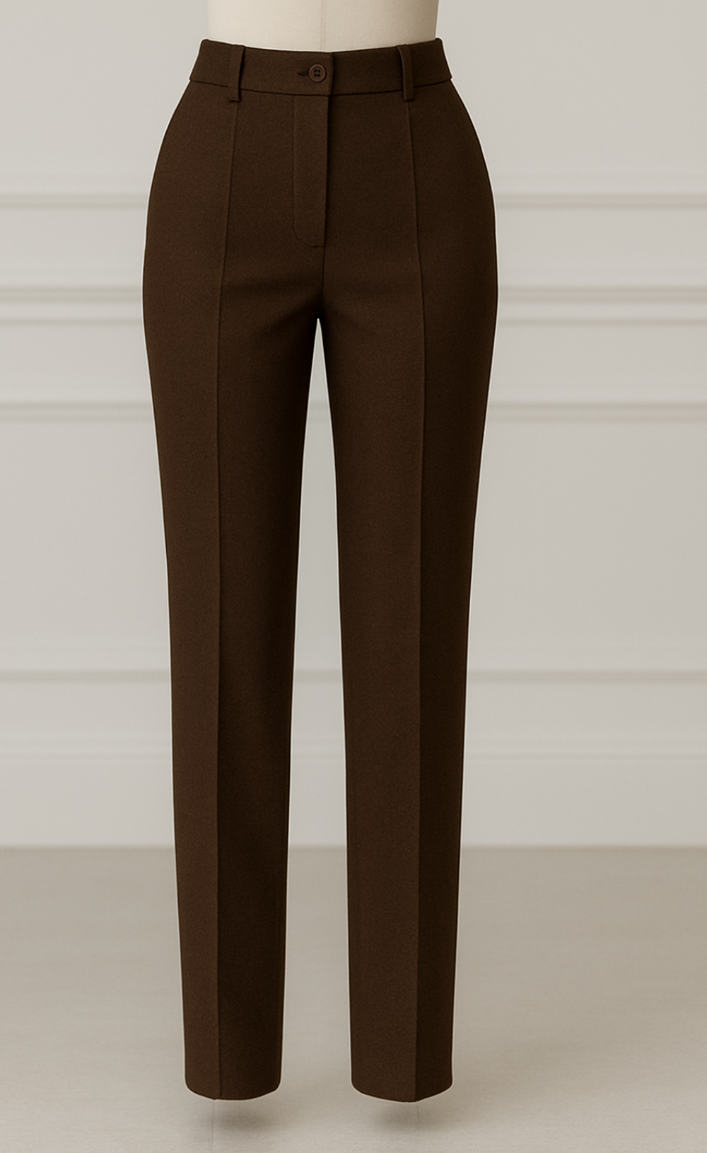 Dark Brown Three-Piece Suit – Earthy Sophistication. Strong Silhouette.