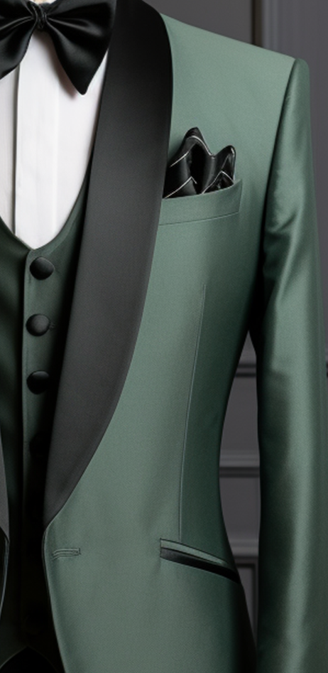 Dark Green Tuxedo for Men