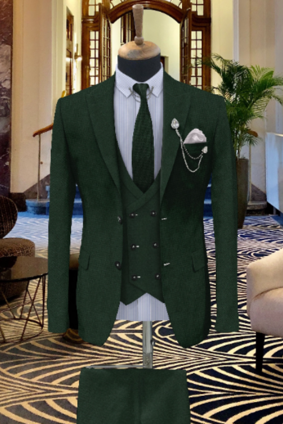 Gleam Green Suit Set