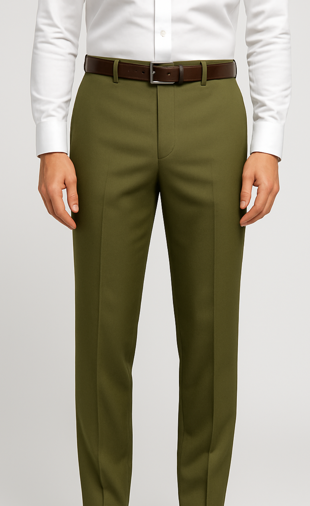 Classic Elegance Khaki Green Double Breasted Suit - Timeless Design - Tailored Suit - The Rising Sun store, Vardo