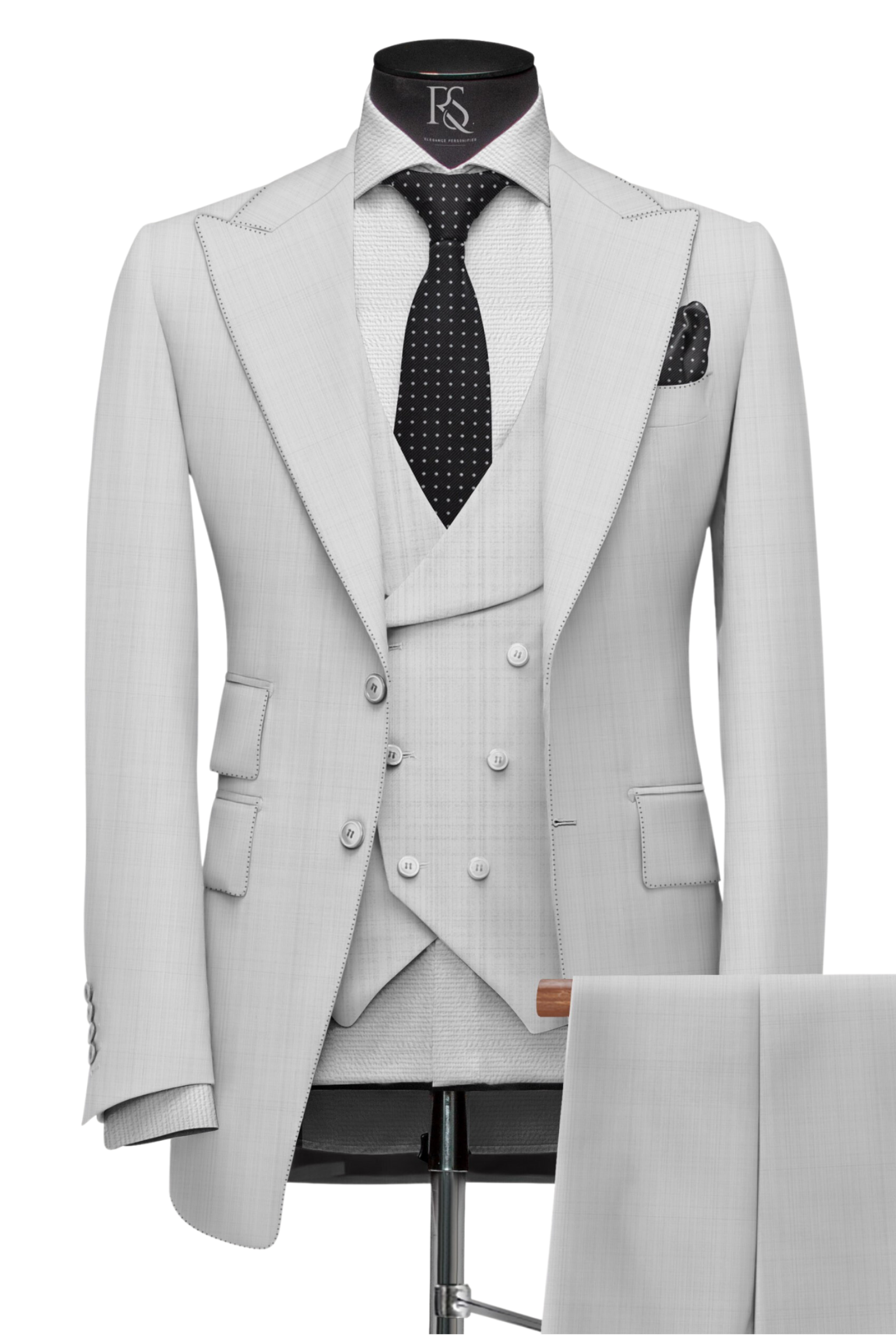 WARTHEL DOUBLE VENT 3-PIECE OFF-WHITE SUIT FOR MEN | CartRollers ﻿Online  Marketplace Shopping Store In Lagos Nigeria
