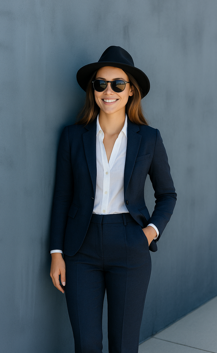 Navy Blue Linen 2-Piece Suit – Effortlessly Polished. Naturally Cool