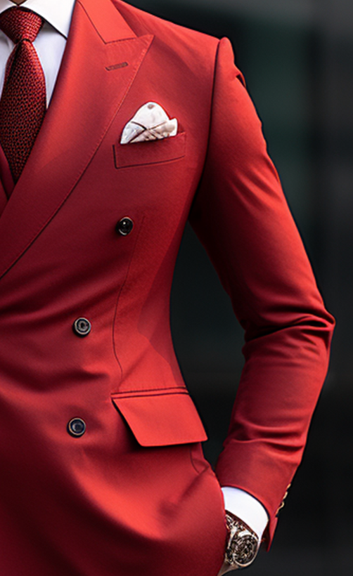 Red double breasted blazer on sale mens