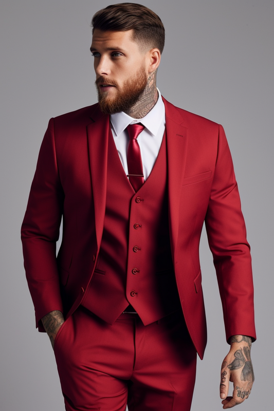 RED SUIT 3-PIECE