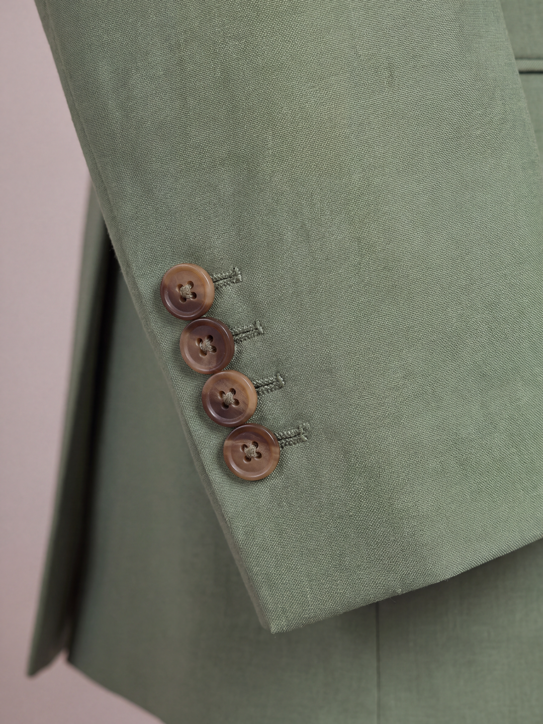 Sage Green Suit in Premium Lightweight Suiting Fabric
