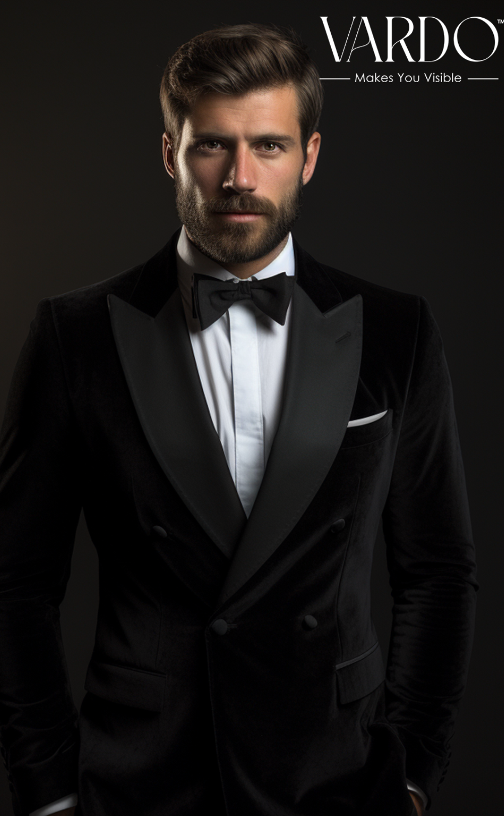 Luxury Formal Black Velvet Jacket - Stylish Men's Black Velvet Jacket