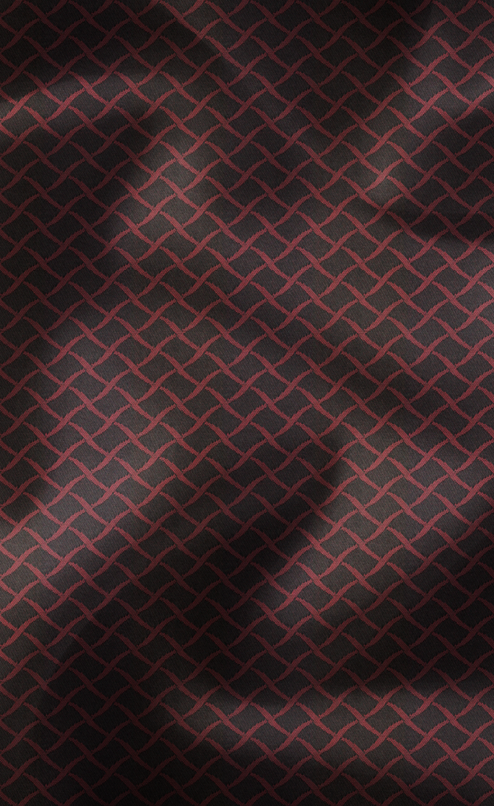 Burgundy Patterned Tuxedo Suit for Men