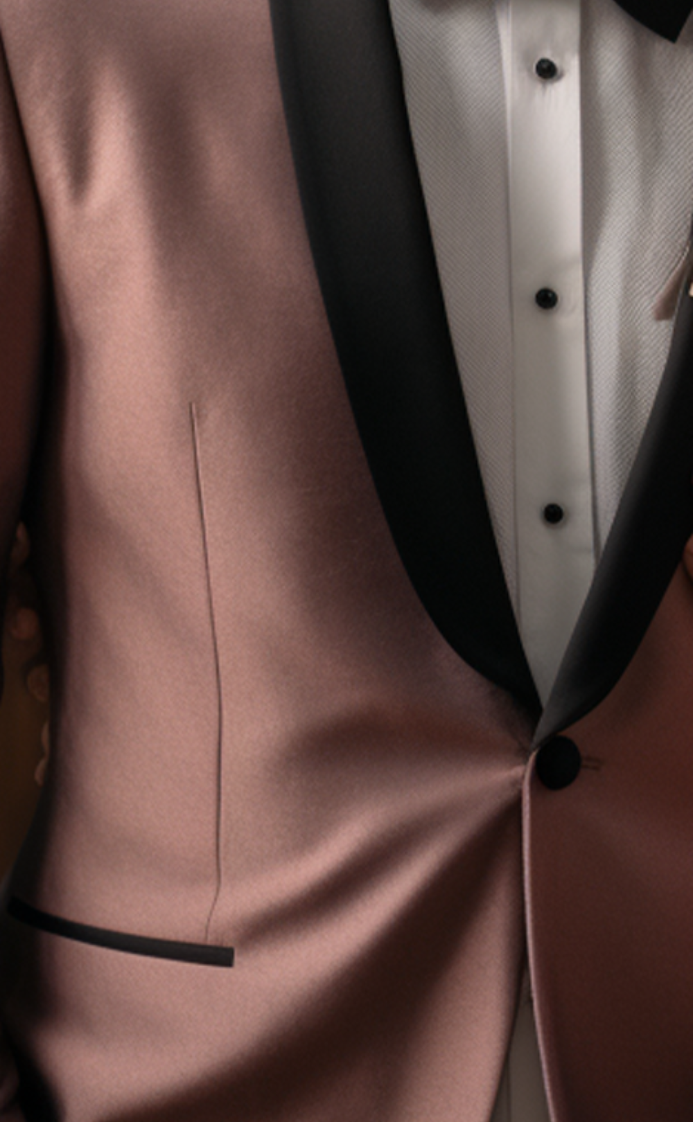 Premium Dusty Rose Tuxedo Suit for Men