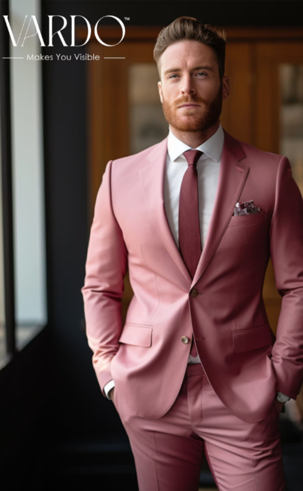 Men Suits, Suits For Dusty Rose two piece Wedding Suit, Formal Fashion Slim Fit Suit, Beach Wedding Suit