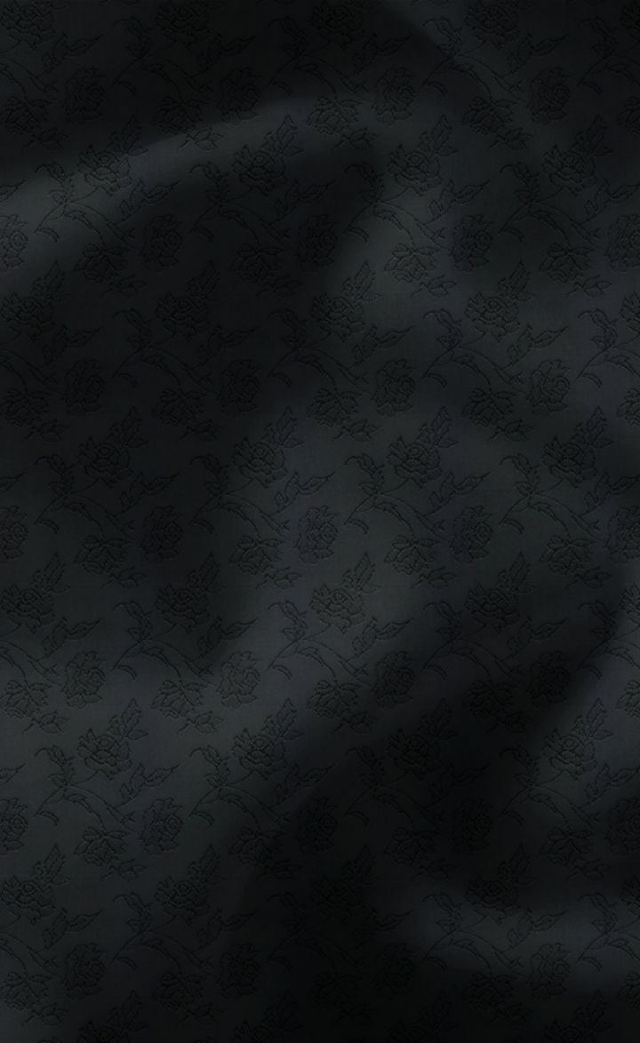 Midnight Crimson Tuxedo – Limited Edition Black Jacquard with Maroon Lapels | Prestige Collection”