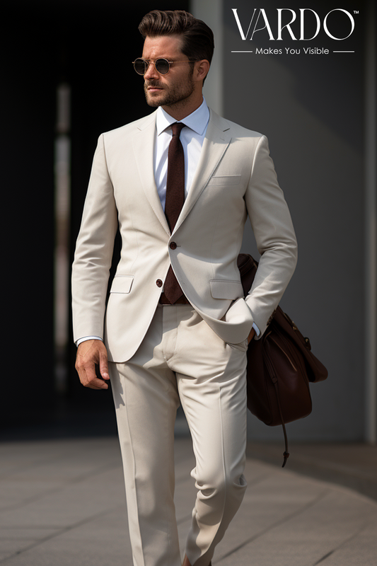 Classic Elegance Two-Piece Suit for Men