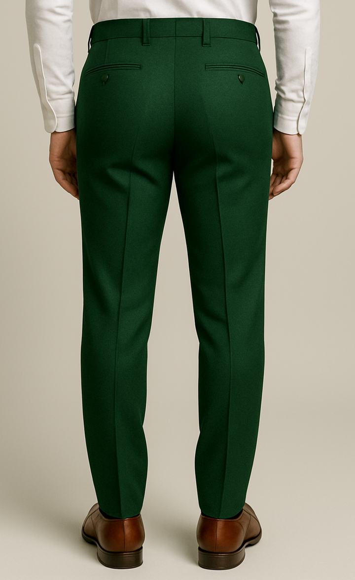 Emerald Green Wedding and Business Three Piece Suit for Men - Bold, Versatile, and Elegant