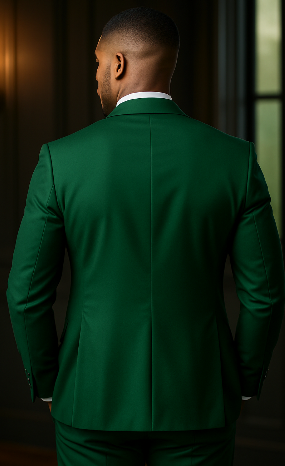 Emerald Green Wedding and Business Three Piece Suit for Men - Bold, Versatile, and Elegant