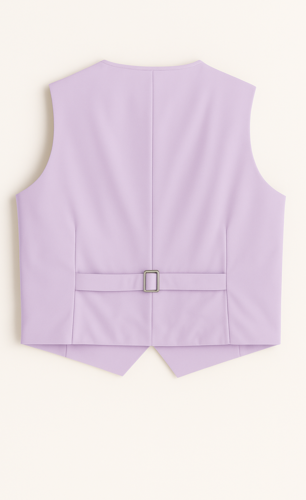 Light Purple Vest for Men – Fully Lined 5-Button Pastel Waistcoat