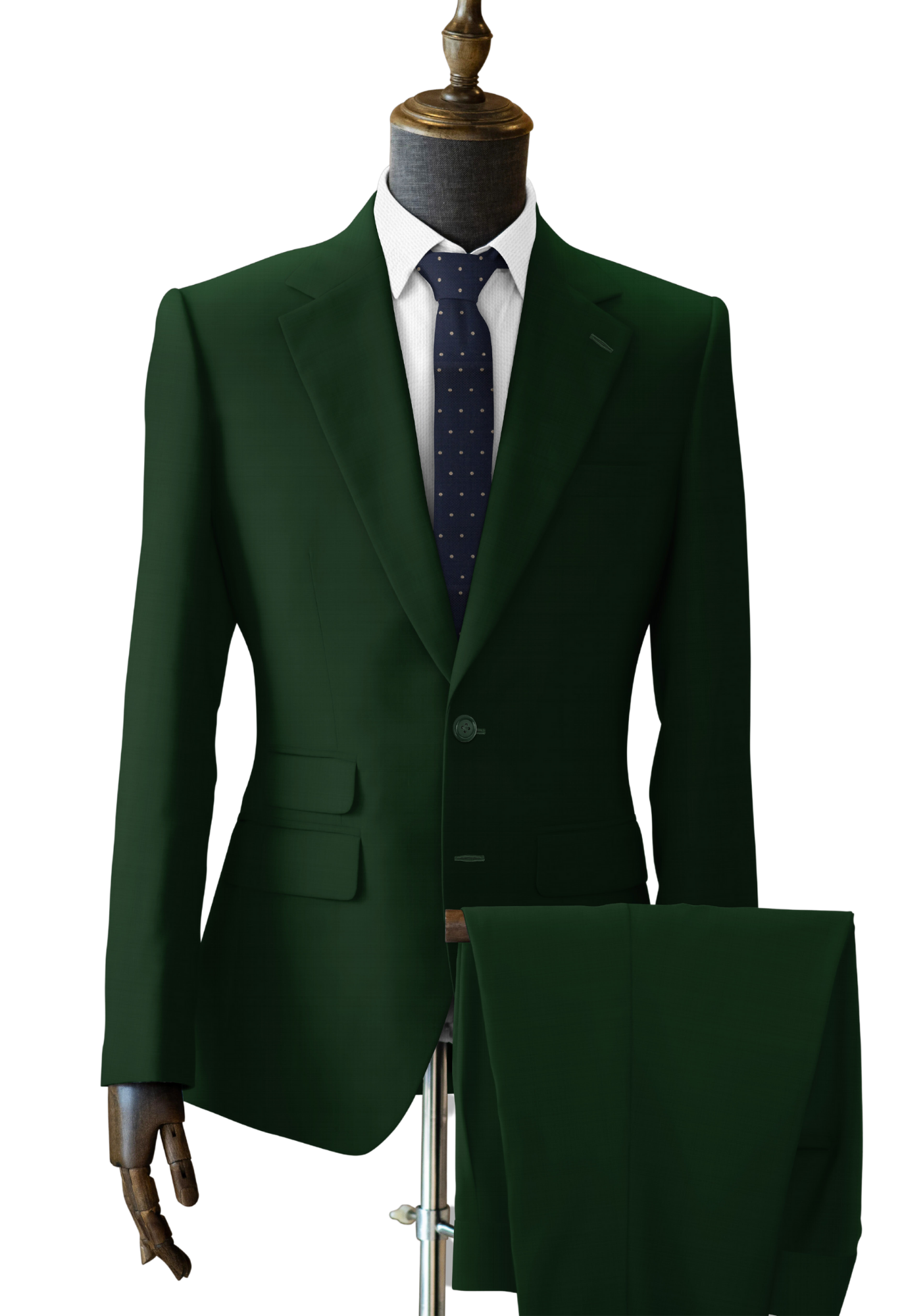 EMERALD GREEN 2 PIECE SLIM FIT SUIT